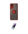 ieg™ Redmi Note 11 Pro Kılıf Yörünge Çizgi - Şeffaf Pasifik Cam Ekran Koruyucu