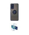 ieg™ Redmi Note 11 Pro Kılıf Yörünge Çizgi - Siyah 3D Antistatik Cam Ekran Koruyucu