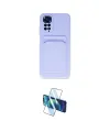 ieg™ Redmi Note 11S Kılıf Vadi Çizgi Prime - Siyah 3D Antistatik Cam Ekran Koruyucu