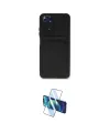 ieg™ Redmi Note 11S Kılıf Vadi Çizgi Prime - Siyah 3D Antistatik Cam Ekran Koruyucu