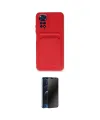 ieg™ Redmi Note 11S Kılıf Vadi Çizgi Prime - Siyah 3D Antistatik Hayalet Cam Ekran Koruyucu