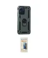 ieg™ Redmi Note 12 4G Kılıf Ahenk Klasik Koleksiyonu - Siyah 6D Mat Seramik Hayalet Nano Ekran Koruyucu