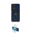 ieg™ Redmi Note 12 4G Kılıf Ahenk Klasik - Siyah 3D Antistatik Seramik Nano Ekran Koruyucu