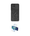 ieg™ Redmi Note 12 4G Kılıf Ahenk Klasik - Siyah 3D Antistatik Seramik Nano Ekran Koruyucu
