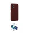 ieg™ Redmi Note 12 4G Kılıf Ahenk Serisi - Siyah 3D Antistatik Cam Ekran Koruyucu