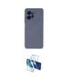 ieg™ Redmi Note 12 4G Kılıf Ahenk Serisi - Siyah 3D Antistatik Cam Ekran Koruyucu