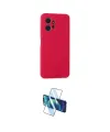 ieg™ Redmi Note 12 4G Kılıf Ahenk Serisi - Siyah 3D Antistatik Cam Ekran Koruyucu