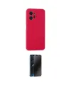 ieg™ Redmi Note 12 4G Kılıf Ahenk Serisi - Siyah 3D Antistatik Hayalet Cam Ekran Koruyucu