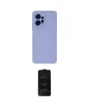 ieg™ Redmi Note 12 4G Kılıf Ahenk Serisi - Siyah 6D Antistatik Mat Seramik Hayalet Nano Ekran Koruyucu