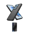 ieg™ Redmi Note 12 4G Kılıf Atlas Form - Siyah 3D Antistatik Hayalet Cam Ekran Koruyucu