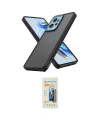 ieg™ Redmi Note 12 4G Kılıf Atlas Form - Siyah 6D Mat Seramik Hayalet Nano Ekran Koruyucu