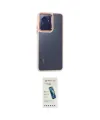 ieg™ Redmi Note 12 4G Kılıf Eksen Doku Prime - Şeffaf Pasifik Cam Ekran Koruyucu