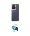 ieg™ Redmi Note 12 4G Kılıf Eksen Doku Prime - Siyah 3D Antistatik Seramik Nano Ekran Koruyucu