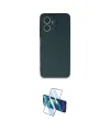 ieg™ Redmi Note 12 4G Kılıf Kozmos Yansıma Özel Seri - Siyah 3D Antistatik Cam Ekran Koruyucu