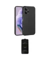 ieg™ Redmi Note 12 4G Kılıf Kozmos Yansıma Özel Seri - Siyah 6D Antistatik Mat Seramik Hayalet Nano Ekran Koruyucu