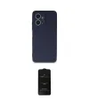 ieg™ Redmi Note 12 4G Kılıf Kozmos Yansıma Özel Seri - Siyah 6D Antistatik Mat Seramik Hayalet Nano Ekran Koruyucu