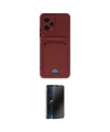 ieg™ Redmi Note 12 4G Kılıf Vadi Çizgi Prime - Siyah 3D Antistatik Hayalet Cam Ekran Koruyucu
