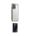 ieg™ Redmi Note 12 4G Kılıf Vadi Minimal - Siyah 3D Antistatik Hayalet Cam Ekran Koruyucu