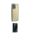 ieg™ Redmi Note 12 4G Kılıf Vadi Minimal - Siyah 3D Antistatik Hayalet Cam Ekran Koruyucu