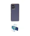 ieg™ Redmi Note 12 4G Kılıf Yankı Serisi - Siyah 3D Antistatik Cam Ekran Koruyucu