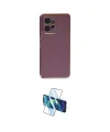 ieg™ Redmi Note 12 4G Kılıf Yankı Serisi - Siyah 3D Antistatik Cam Ekran Koruyucu