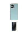 ieg™ Redmi Note 12 4G Kılıf Yankı Serisi - Siyah 3D Antistatik Hayalet Cam Ekran Koruyucu