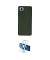 ieg™ Redmi Note 12 Pro 4G Kılıf Ahenk Serisi - Siyah 3D Antistatik Cam Ekran Koruyucu