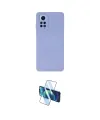 ieg™ Redmi Note 12 Pro 4G Kılıf Ahenk Serisi - Siyah 3D Antistatik Cam Ekran Koruyucu