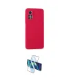 ieg™ Redmi Note 12 Pro 4G Kılıf Ahenk Serisi - Siyah 3D Antistatik Cam Ekran Koruyucu