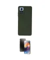 ieg™ Redmi Note 12 Pro 4G Kılıf Ahenk Serisi - Siyah 3D Antistatik Mat Seramik Nano Ekran Koruyucu