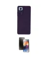 ieg™ Redmi Note 12 Pro 4G Kılıf Ahenk Serisi - Siyah 3D Antistatik Mat Seramik Nano Ekran Koruyucu