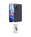 ieg™ Redmi Note 12 Pro 4G Kılıf Doruk Serisi - Şeffaf Pasifik Cam Ekran Koruyucu