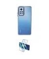 ieg™ Redmi Note 12 Pro 4G Kılıf Eksen Doku Prime - Siyah 3D Antistatik Cam Ekran Koruyucu