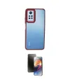 ieg™ Redmi Note 12 Pro 4G Kılıf Eksen Doku Prime - Siyah 3D Antistatik Mat Seramik Nano Ekran Koruyucu