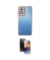 ieg™ Redmi Note 12 Pro 4G Kılıf Eksen Doku Prime - Siyah 3D Antistatik Mat Seramik Nano Ekran Koruyucu