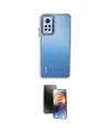 ieg™ Redmi Note 12 Pro 4G Kılıf Eksen Doku Prime - Siyah 3D Antistatik Mat Seramik Nano Ekran Koruyucu