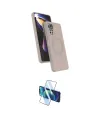 ieg™ Redmi Note 12 Pro 4G Kılıf İz Işık Koleksiyonu - Siyah 3D Antistatik Cam Ekran Koruyucu