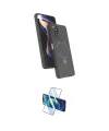 ieg™ Redmi Note 12 Pro 4G Kılıf İz Işık Koleksiyonu - Siyah 3D Antistatik Cam Ekran Koruyucu
