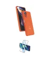 ieg™ Redmi Note 12 Pro 4G Kılıf İz Işık Koleksiyonu - Siyah 3D Antistatik Cam Ekran Koruyucu