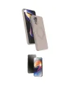 ieg™ Redmi Note 12 Pro 4G Kılıf İz Işık Koleksiyonu - Siyah 3D Antistatik Mat Seramik Nano Ekran Koruyucu