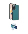 ieg™ Redmi Note 12 Pro 4G Kılıf Kıvılcım Işık Serisi - Siyah 3D Antistatik Cam Ekran Koruyucu