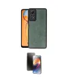 ieg™ Redmi Note 12 Pro 4G Kılıf Kıvılcım Işık Serisi - Siyah 3D Antistatik Mat Seramik Nano Ekran Koruyucu