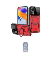 ieg™ Redmi Note 12 Pro 4G Kılıf Kıvılcım Modern Serisi - Siyah Joko Magic 5D Cam