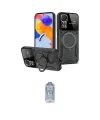 ieg™ Redmi Note 12 Pro 4G Kılıf Kıvılcım Modern Serisi - Siyah Joko Magic 5D Cam