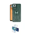 ieg™ Redmi Note 12 Pro 4G Kılıf Nova Yansıma Prime - Siyah 3D Antistatik Cam Ekran Koruyucu