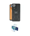 ieg™ Redmi Note 12 Pro 4G Kılıf Nova Yansıma Prime - Siyah 3D Antistatik Cam Ekran Koruyucu