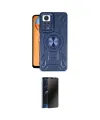 ieg™ Redmi Note 12 Pro 4G Kılıf Nova Yansıma Prime - Siyah 3D Antistatik Hayalet Cam Ekran Koruyucu
