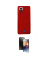 ieg™ Redmi Note 12 Pro 4G Kılıf Vadi Çizgi Prime - Siyah 3D Antistatik Mat Seramik Nano Ekran Koruyucu