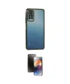ieg™ Redmi Note 12 Pro 4G Kılıf Vadi Minimal - Siyah 3D Antistatik Mat Seramik Nano Ekran Koruyucu