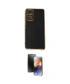 ieg™ Redmi Note 12 Pro 4G Kılıf Yankı Serisi - Siyah 3D Antistatik Mat Seramik Nano Ekran Koruyucu